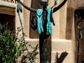 Shaman at the Worrell Gallery, Santa Fe, New Mexico